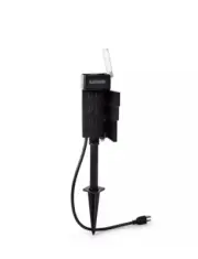 BLACK+DECKER Garden Stake 6 Grounded Outlets Timer Waterproof for Lights
