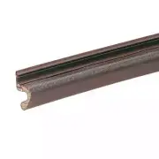 Frost King 1 in. x 8 ft. Brown Vinyl-Covered Foam Weatherstrip Kerf Door Seal