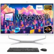 PC All IN One 24 " FHD Touchscreen Win10 8gb 120gb AMD Ryzen 5 Fixed Webcam 2k_