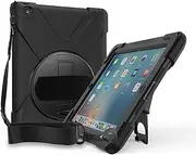 ProCase iPad 2 3 4 Case (Old Model), Rugged Heavy Duty Shockproof 360 Degree Rotatable Kickstand Protective Cover Case for Apple iPad 2/iPad 3/iPad 4 -Black