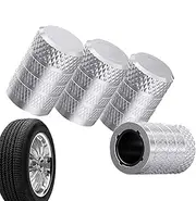 Car Tire Valve Caps - Aluminum Alloy Tire Valve Cap Dustproof Stem Cap,Colorful Air Cap Cover Leak-Proof Protection Stem Covers for Car & Truck