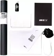 Canvas and Paint Kit - Abstract Art through Intimacy, 8 Piece Set, (LIABLACK)