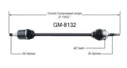CV Drive Axle Shaft Fits Chevrolet CavalierSunfire 1995-99 Front P