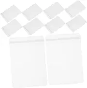 TEHAUX 50pcs PVC Tarnish Jewelry Bags Self Seal Storage Pouches for Necklaces Rings Accessories Transparent Organizer for Easy Viewing Carrying for Jewelry Display present Packaging