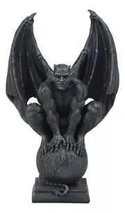 Ebros Devil's Carnal Grip On The World Lucifer Satan Crouching On The Globe S...