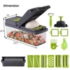 Slicer 14-In-1 Vegetable Fruit Chopper Cutter Food Onion Veggie Dicer Mandoline