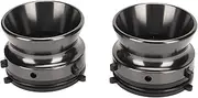 1 Pair Nab Hub Adapters, 10 Inch Opener Reel to Reel Tape, Aluminum Alloy Polished Nab Hub Adapters for Studer ReVox, for Akai, for Teac