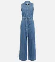 [Frame] Frame Denim wide-leg jumpsuit AU 14 blue