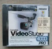 Complete Video Studio 4000 Pro CD-Rom (Hakku 2004) PC Win for Divx, DVD, VCD,