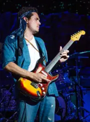John Mayer at the DTE Energy Music Theater on August 7 2013 in Cla- Old Photo 22