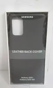 Samsung Galaxy S20+ 5G Leather Cover Case - Gray