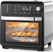 Combi Steam Oven, 16Qt All-In-One Stainless Steel Multi-Cooker: Air Fry, Toast,