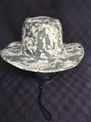 ARMY DIGITAL BOONIE HAT W/BUCKET EAR FLAP W/NECK SUN PROTECT HUNT FISH HIKE