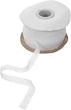 1Roll Non Woven Fusible Interfacing Fabric for Sewing Clothing Interfacing Strip with Center Line Design for Efficient Alignment Garment and Home Decor Projects