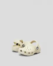 [Crocs] Crocs Toddlers' Classic Clogs Shoes in Bone Cream 0 Bone Cream