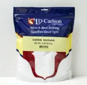 Corn Sugar, 4 LB Corn Sugar, Dextrose, Fermentable Adjunct, Homebrew Beer Making