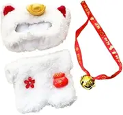 harayaa Doll Romper Dress up for Kids Birthday Gift Soft DIY Doll Toy with Hat Adorable New Year Clothes Doll Outifits for 15cm Doll