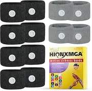 Motion Sickness Bands/Acupressure Nausea Wristband for Nausea,Sea Sickness Wristbands for Natural Relief of Morning Sickness,Dizziness,Anxiety, Motion Sickness(Car, Sea, Flying Travel Sickness)
