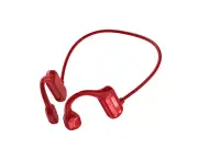 Bone Conduction Bluetooth Earphones-Red