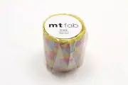 MT WASHI PAPER MASKING TAPE - FAB CUBE PATTERN DIE-CUT - MTKT1P13