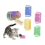 Cat Spiral Spring, 12 Pc Cat Creative Toy to Kill Time and Keep Fit