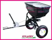 Fertiliser Spreader To Pulling Wheels Rubber Capacity 56kg 551570 Tackle Garden
