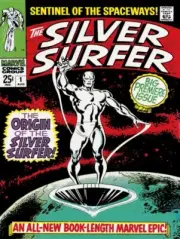 Silver Surfer 1 New Sign - 18x24" USA STEEL XL Size - 4lbs - Sentinel of Space