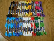 Lot of 36 Skeins of DMC Craft Thread - Brand New