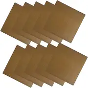 Ipetboom 10pcs Heat Resistant Hair Straightener Decal Protective Stickers for Flat Iron Curling Tools Insulation for Home Salon Use Prevents Heat Damage