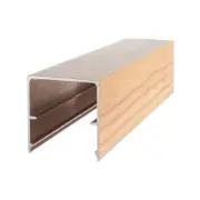 DECO 100 x 50mm 6.5m Smoked Ash QuickClick DecoBatten Cover