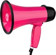 Megaphones Handheld Megaphone Built-in Siren Megaphones 25w High Power Bullhorn Speaker Recording Modern Outdoor Megaphone Speaker Clear Sound