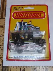 MATCHBOX NO. 65 TYRONE MALONE BANDAG BANDIT SEMI TRUCK 1980 NEW ON CARD