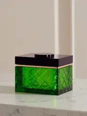 [Reflections Copenhagen] Reflections Copenhagen - Crystal Jewelry Box - Green - One size One size Green