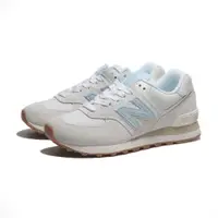 在飛比找PChome24h購物優惠-NEW BALANCE 休閒鞋 NB 574 米白 寶寶藍 