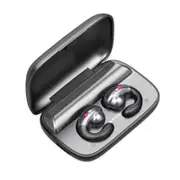 S19 TWS Hanging Ear Bone Conduction bluetooth 5.0 Sports Handsfree Earphone Headphones BLACK COLOR