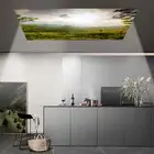 Ceiling Lamp Decor Fluorescent Light Shade Decorative Magnetic Cover with 10