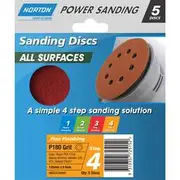 Norton Disc Sander 180 Grit 125mm