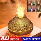 Aromatherapy Aroma Diffuser Ultrasonic Air Humidifier With Flame Effect 7 Color