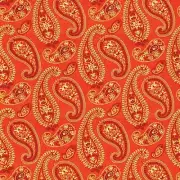 Waverly CAFTAN PAISLEY Red CARDAMOM Home Decor Drapery Pillow Sewing Fabric BTY