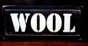 Wool Farmhouse Primitive Rustic Wooden Sign Block Shelf Sitter 2.5X5.5