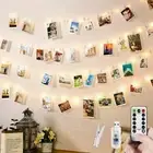 Fairy Lights for Bedroom,100 LED 50 Clips Photo String Lights W/ 8 Mode USB