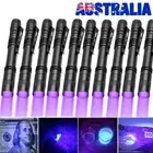 10Pcs Portable Mini LED UV Ultra Violet Black Light Torch 395nm Inspection Light