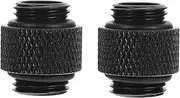 CIYODO 2pcs Water - Cooled Butt Joint G1 / 4 Water Cooling Adapter G1 / 4 Thread Adapter Computer Water Cooling Connector Water Cooling Adapter System Water Cooling Parts Plastic