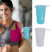 Collapsible Water Bottle Cup Foldable 200ML Portable Outdoor Running Cup Hiking