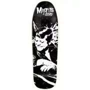 Zero x MISFITS Skateboard Deck Bullet 9.25" Cruiser Shaped Limited Edition