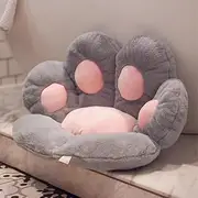 cat Paw Cushion Cute Seat Cushion,Cat Paw Shape Lazy Sofa Bear Paw Chair Cushion Warm Floor Cushion for Dining Room Office Chair,Funny Gifts (Gray)