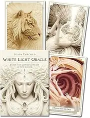 44Pcs Tarot Cards White Light Oracle Cards, Guidance Divination Fate Oracle Deck Board Game Cards for Adult Kids