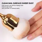 2Pcs Nail Dust Brush Rose Soft Brush Nail Art Powder Remover Cleaning Dust N NOW