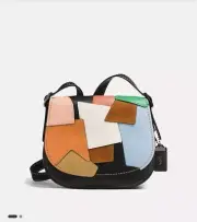 NWT Coach Saddler with Patchwork Bag 23 F38482