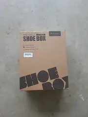 See Spring 12 Pack Stackable Black Shoe Boxes